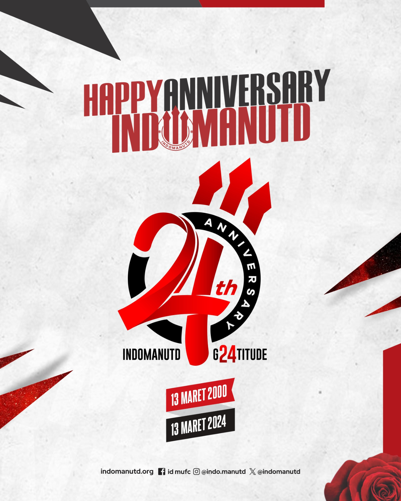G24TITUDE! 24TH ANNIVERSARY INDOMANUTD
